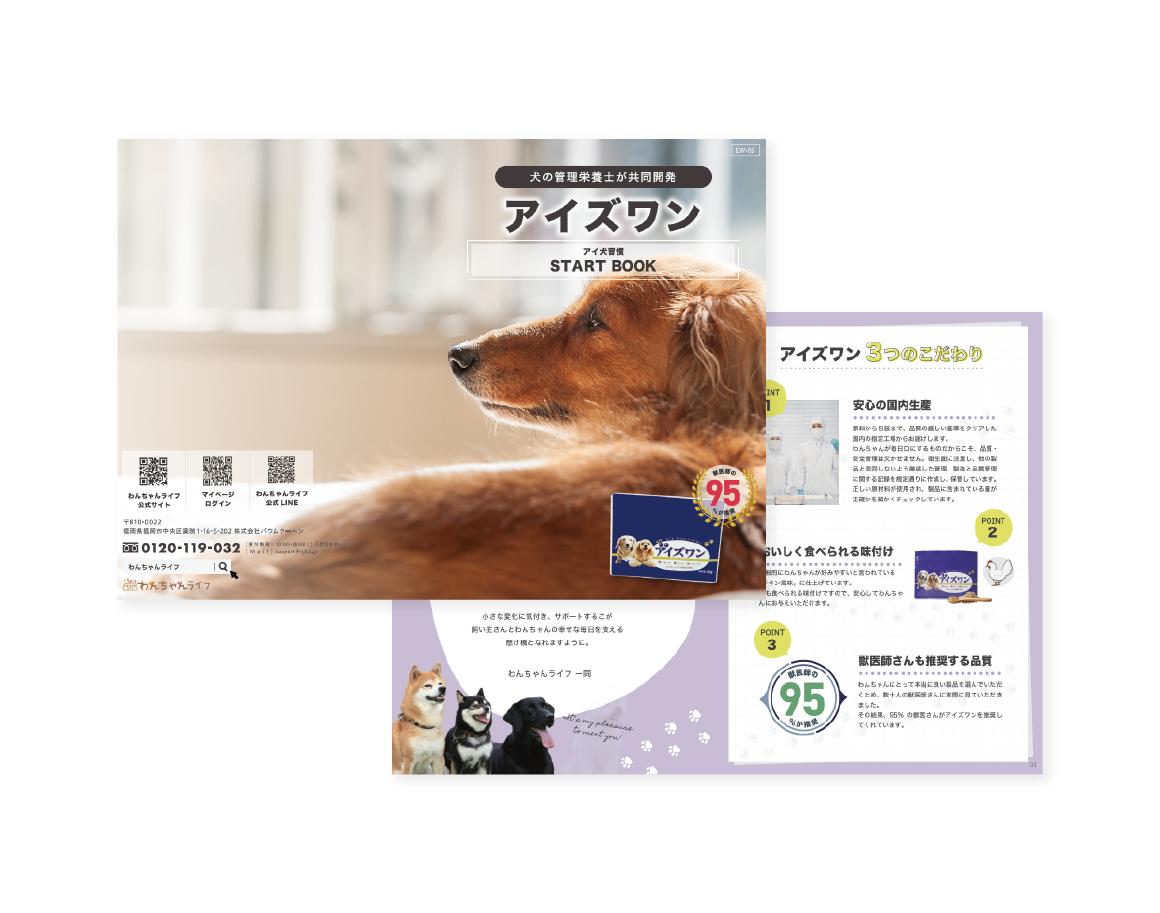 『アイズワン 商品紹介用冊子』